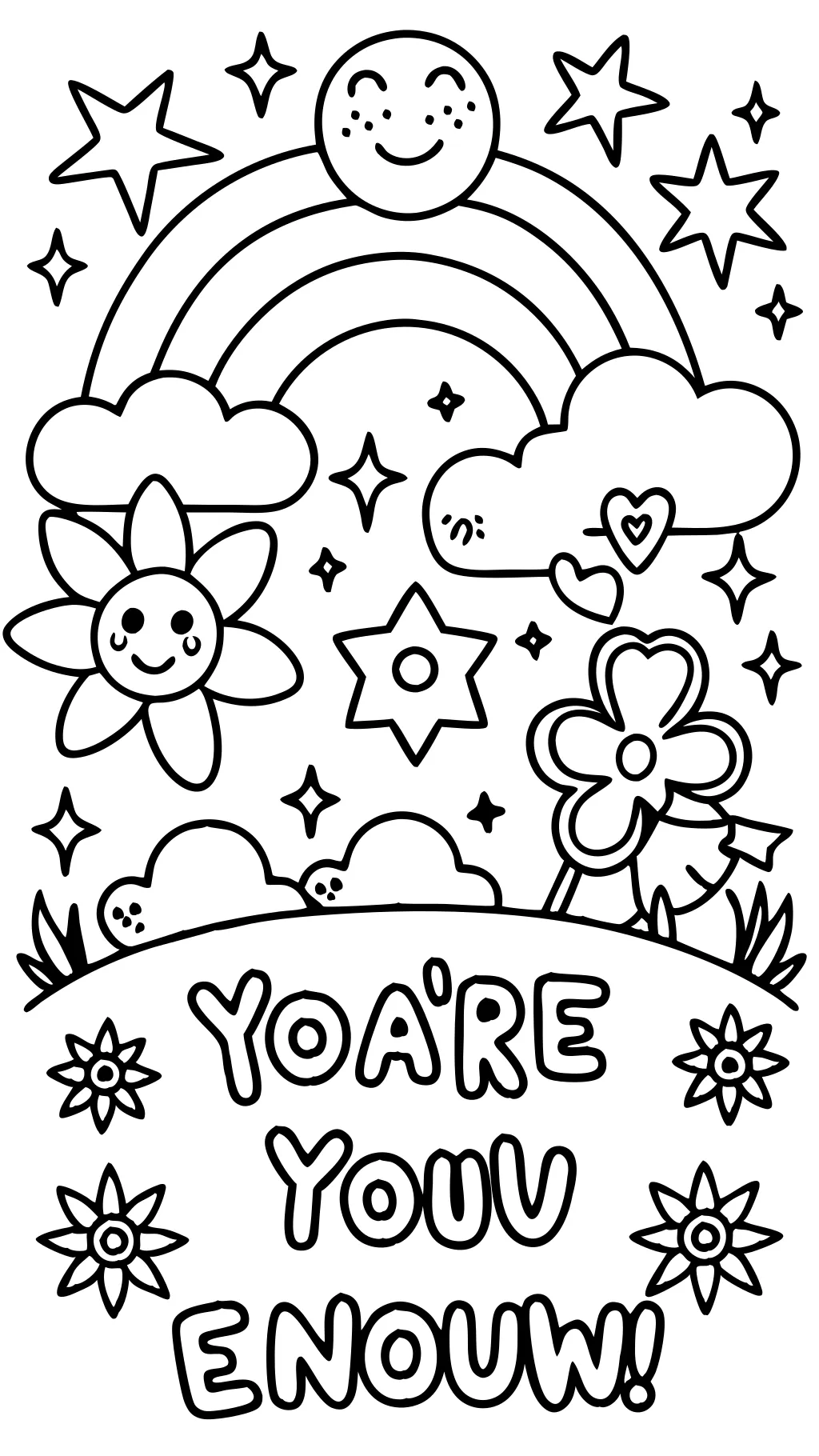 encouraging coloring pages